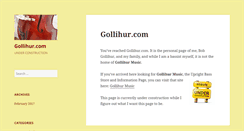 Desktop Screenshot of gollihur.com
