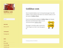 Tablet Screenshot of gollihur.com